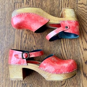 Sanita Wood Sole Mary Jane's